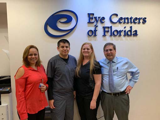 Dr. Frederick T. Brown, O.D. and his Eye Medical Team South Naples, FL Eye Doctor and Staff