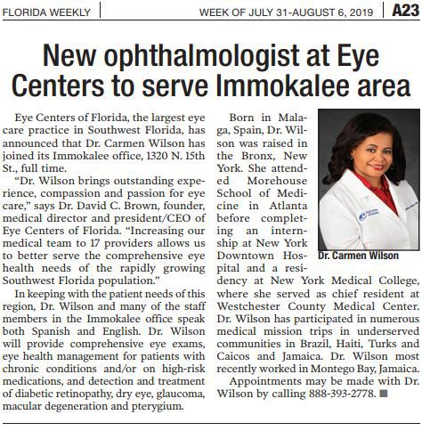 Immokalee Ophthalmologist