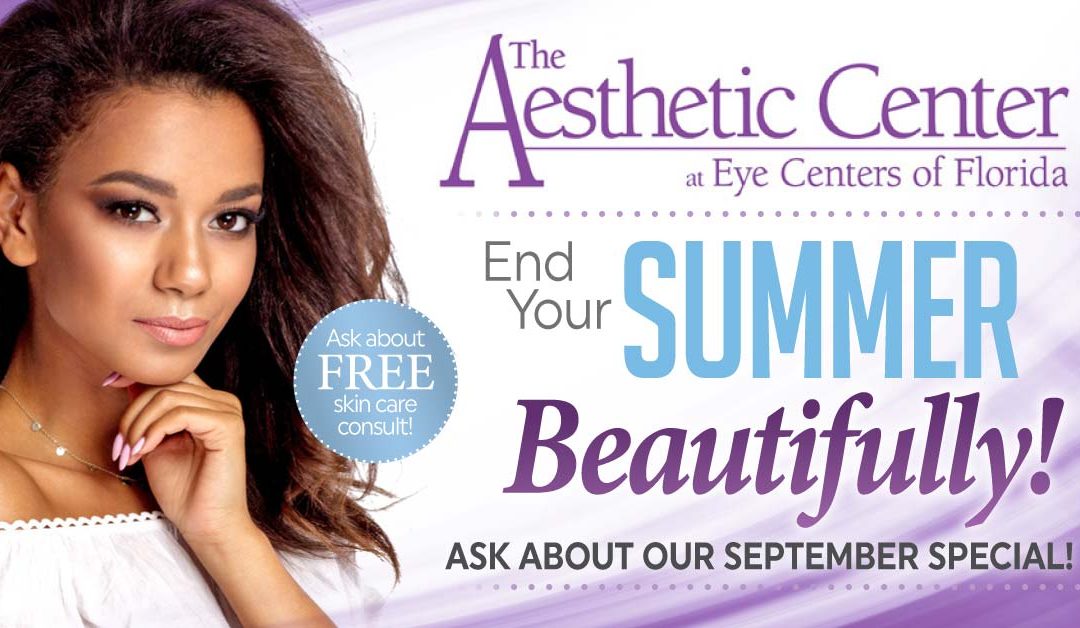 End Your Summer Beautifully with Our September Aesthetics Special Offer